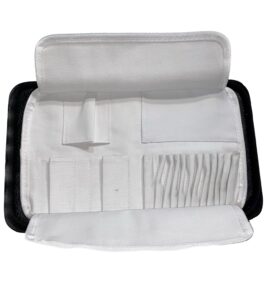 Instrumenten etui met katoenen inleg/rits 1