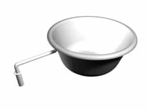 Waterschaal met houder voor Cubus 1