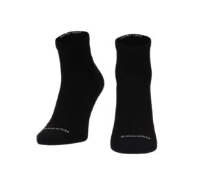 SOCKWELL plantar ease quater black solid M/L 1